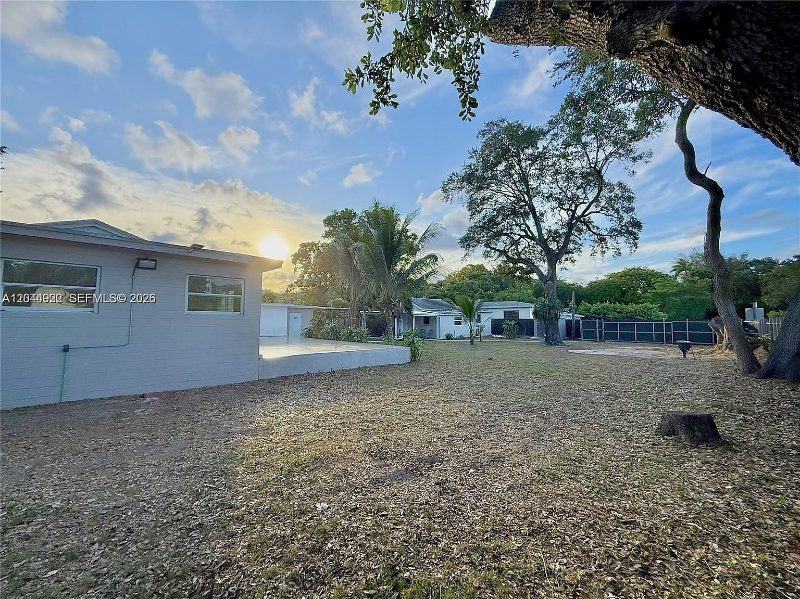 Open front lawn at Recover at Monarch, 947 NE 149th St, Miami